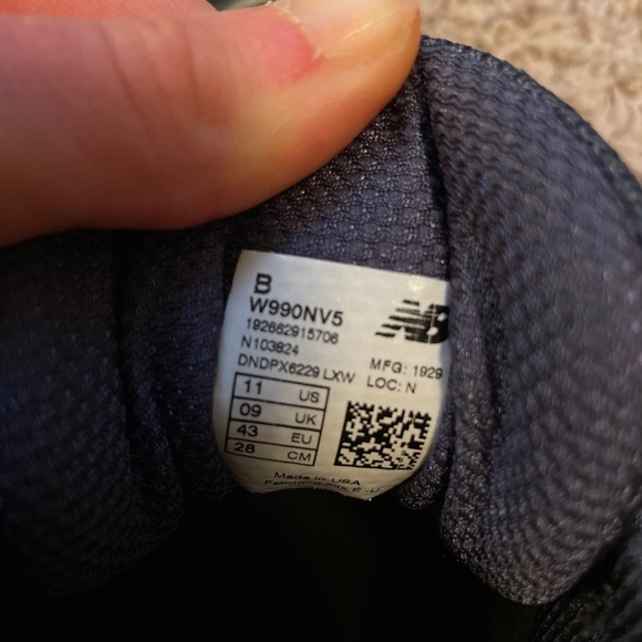 womens new balance 990NV5 size 11 - Picture 5 of 7